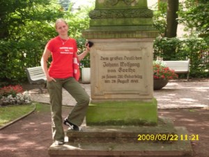 Wahlkampftag 15 001 Immer beim Wahlkampf mit dabei meine Lebensgefährtin Janin